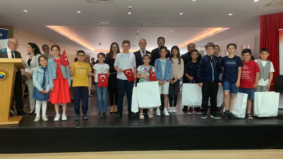 9. Türkiye Bilgi Yarışması Belçika Finali Gerçekleştirildi